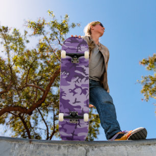 Skate Camuflagem Roxa, Militar, Exército
