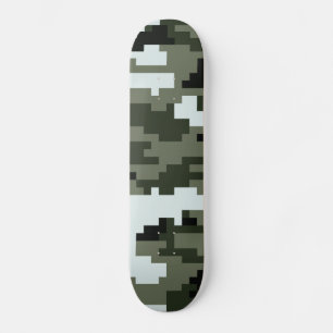 Skate Camuflagem urbana/Camo de 8 Digitas do pixel do