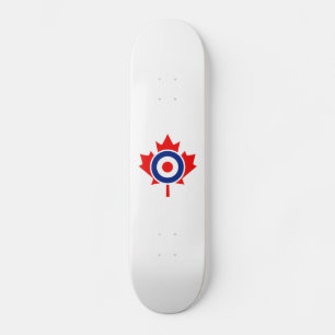 Skate Canadiano Maple Leaf Roundel Mod CANADA
