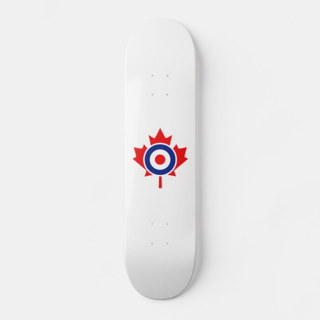 Skate Canadiano Maple Leaf Roundel Mod CANADA (Frente)