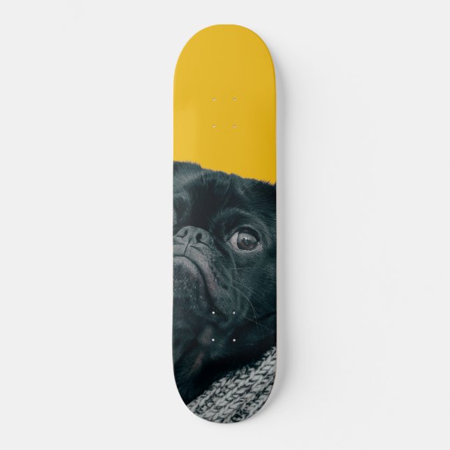Skate cão amarelo (Frente)