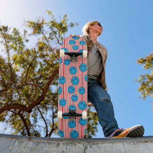 Skate Cara Sorridente Patriota Retro