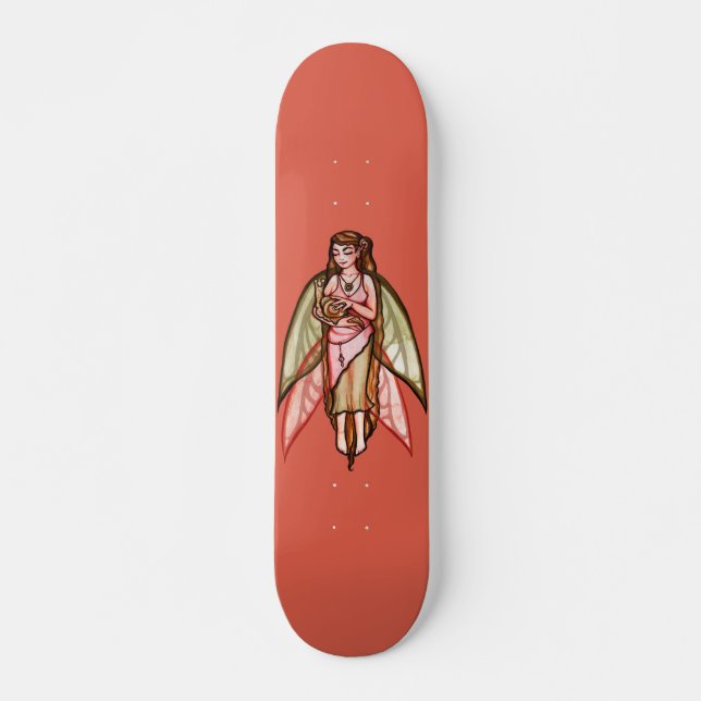 Skate Caracol Fada Fada Fácil amante fadas trabalho de a (Frente)