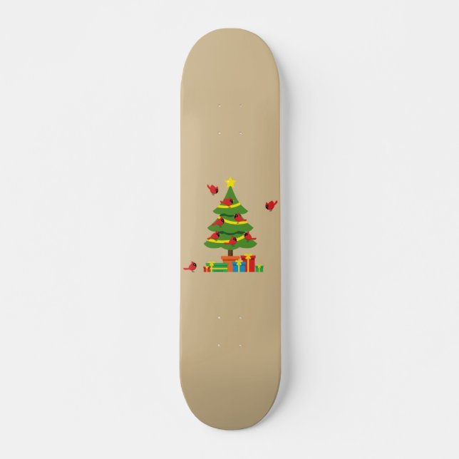 Skate Cardeais Vermelhos - Merrier Natal Passado Junto (Frente)