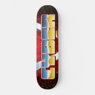 Skate Cartaz dos anos 80 cibernéticos
