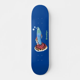 Skate Cartografia de peixe tropical de rico bonito