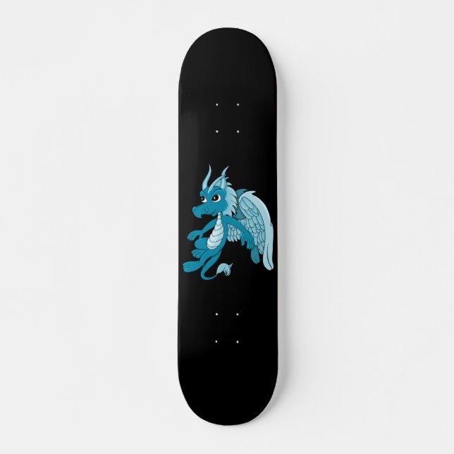 Skate Cartoon Blue Dragon (Frente)