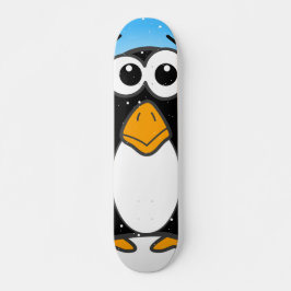 Skate Cartoon Pinguim-Cinto Ilustrado Azul