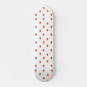 Skate Cartoon Style Strawberry Pattern