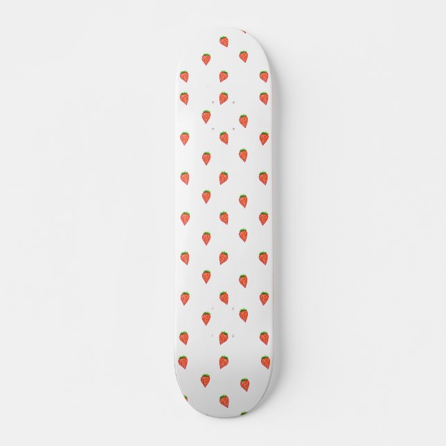 Skate Cartoon Style Strawberry Pattern (Frente)