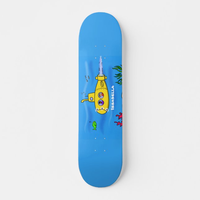 Skate Cartoon submarino feliz (Frente)