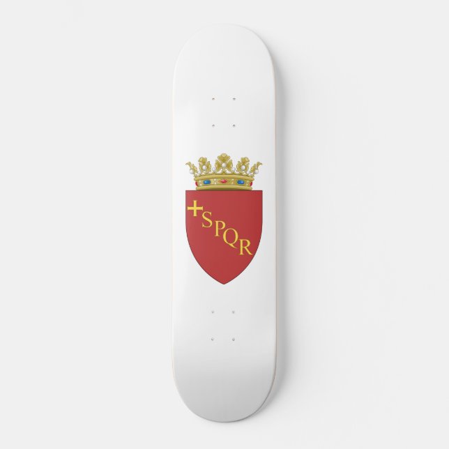 Skate Casaco de armas romanas (SPQR) (Roma, Itália) (Frente)