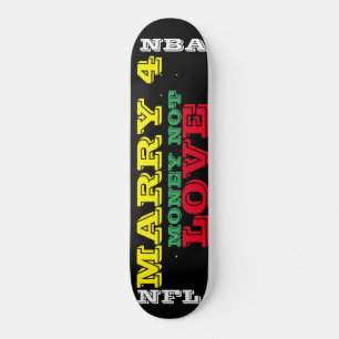 Skate CASADO 4 DINHEIRO NÃO AMOR/skate TST