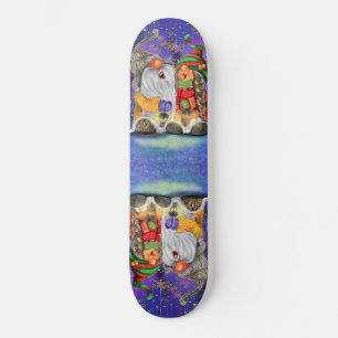 Skate Casal Hugged Gnomos Cantando Feliz Canção De Nat