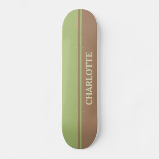 Skate Castanho e Verde