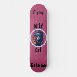 Skate Catálogo Único de Nome Personalizado de Cat Selvag