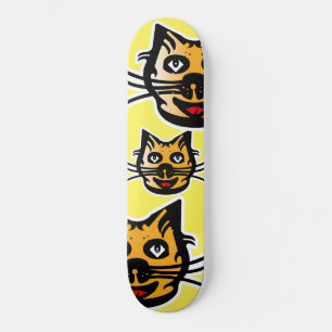 SKATE CATPHIL CAT AMARELO POR MASANSER PIXELAT