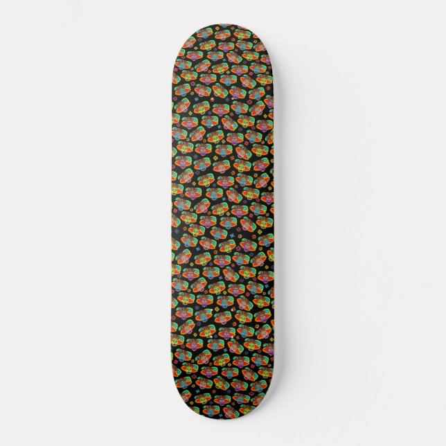 Skate Catrina Crânio de Açúcar (Frente)