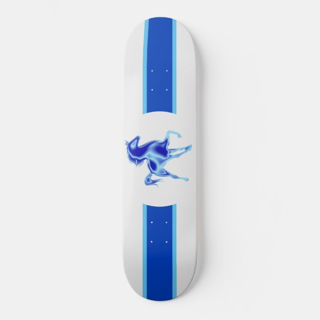 Skate Cavalo Azul (Frente)