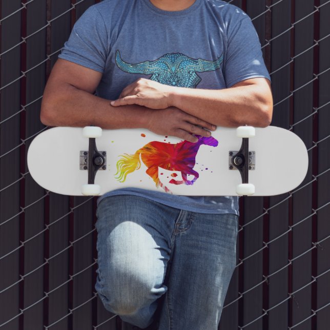 Skate Cavalo Colorido (Ao ar livre 3)