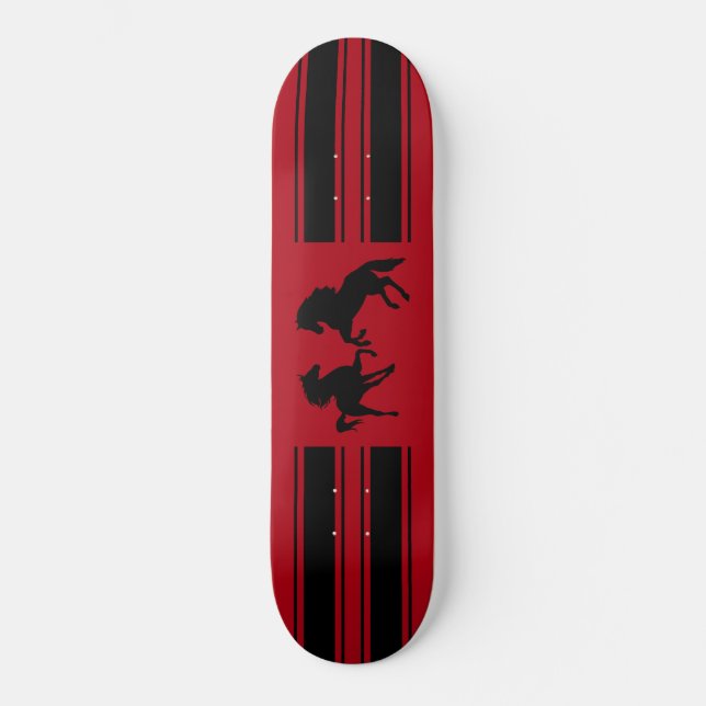 Skate Cavalos Negros (Frente)