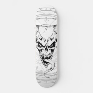 Skate Caveira Devina da Morte (Branco)