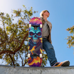 Skate Caveira do Punk Rock