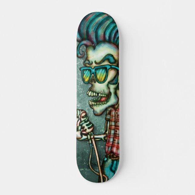 Skate Caveira Elvis (Frente)