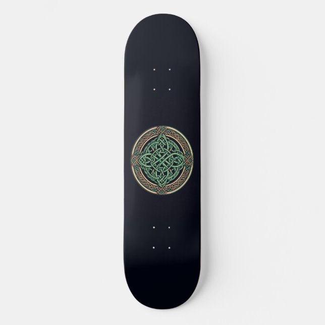 Skate Celtic Knot Green Emblem (Frente)