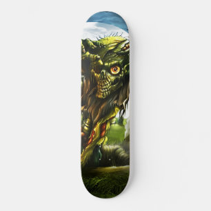 Skate Cemitério de Lua Cheia com Zumbi Ressuscitado