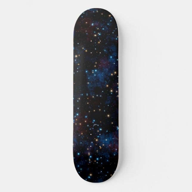 Skate Céu estrelado com estrelas e planetas (Frente)