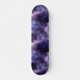 Skate Céu Noturno da Galáxia Espacial Celeste Roxa