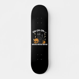 Skate Ch Ch Ch Meow Meow Halloween Gato de Halloween