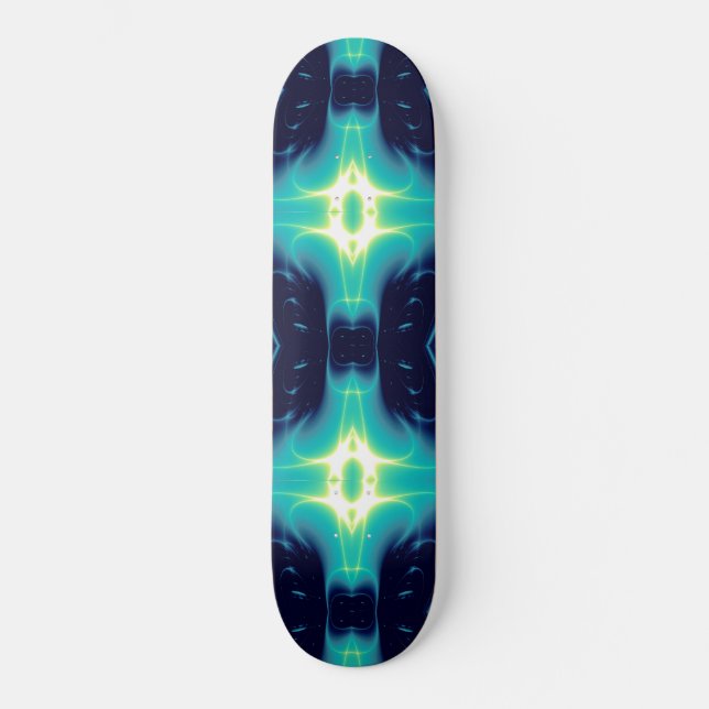 Skate CHAMA FRACTAL, azul (Frente)