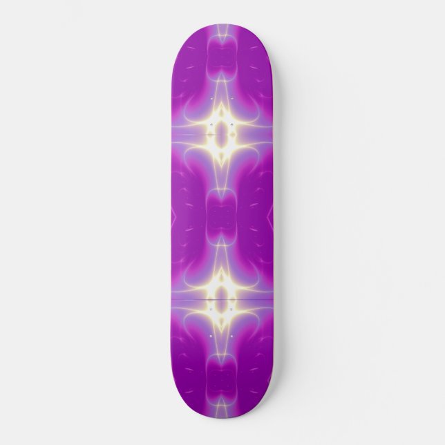 Skate CHAMA FRACTAL, rosa violeta púrpura (Frente)