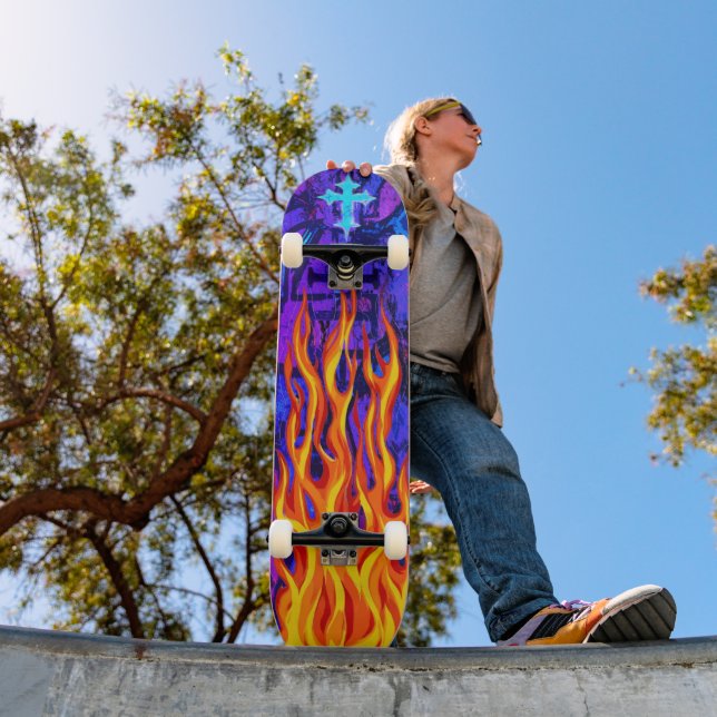 Skate Chamas Cruzadas (Ao ar livre 1)