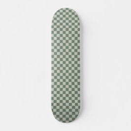 Skate Checkerboard verde