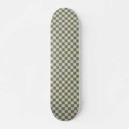 Skate Checkerboard verde de sábado