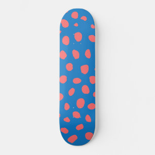 Skate Cheetah mancha Coral Azul
