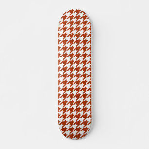 Skate Cheque de mansos castanho e branco