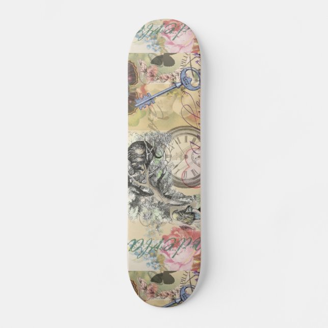 Skate Cheshire Cat Alice Wonderland Classic (Frente)