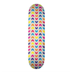 Skate Chevron asteca colorido