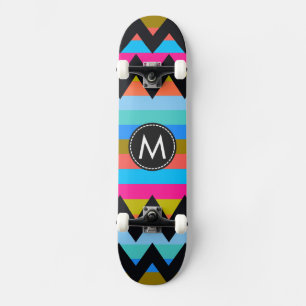Skate Chevron na moda listra o teste padrão #4