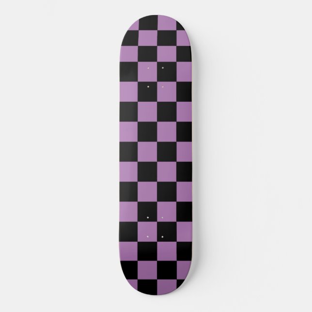 Skate Chic verificado (verificado) Lavanda Roxo e Preto (Frente)