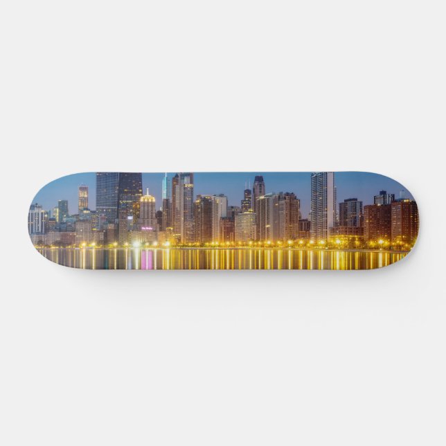 Skate Chicago Dawn Cityscape (Horz)