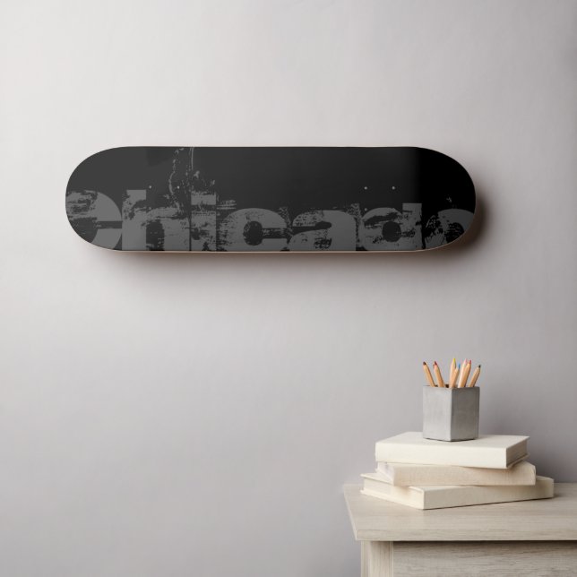 Skate Chicago - Estilo Urbano - Quadro de Qualificação d (Arte de parede (Horz))