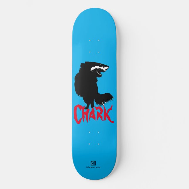 Skate Chihuahua + Shark = Chark (Frente)