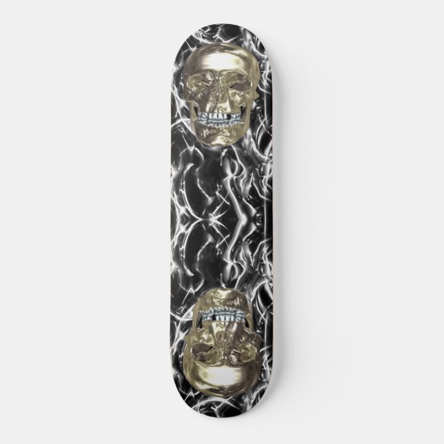 Skate Chrome Skulls (Frente)