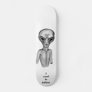 Skate Cinza Alienígena, quero acreditar