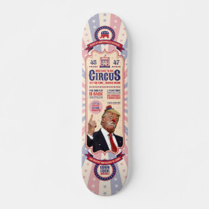 Skate Circo do Palhaço de Trump - Design Poster vintage